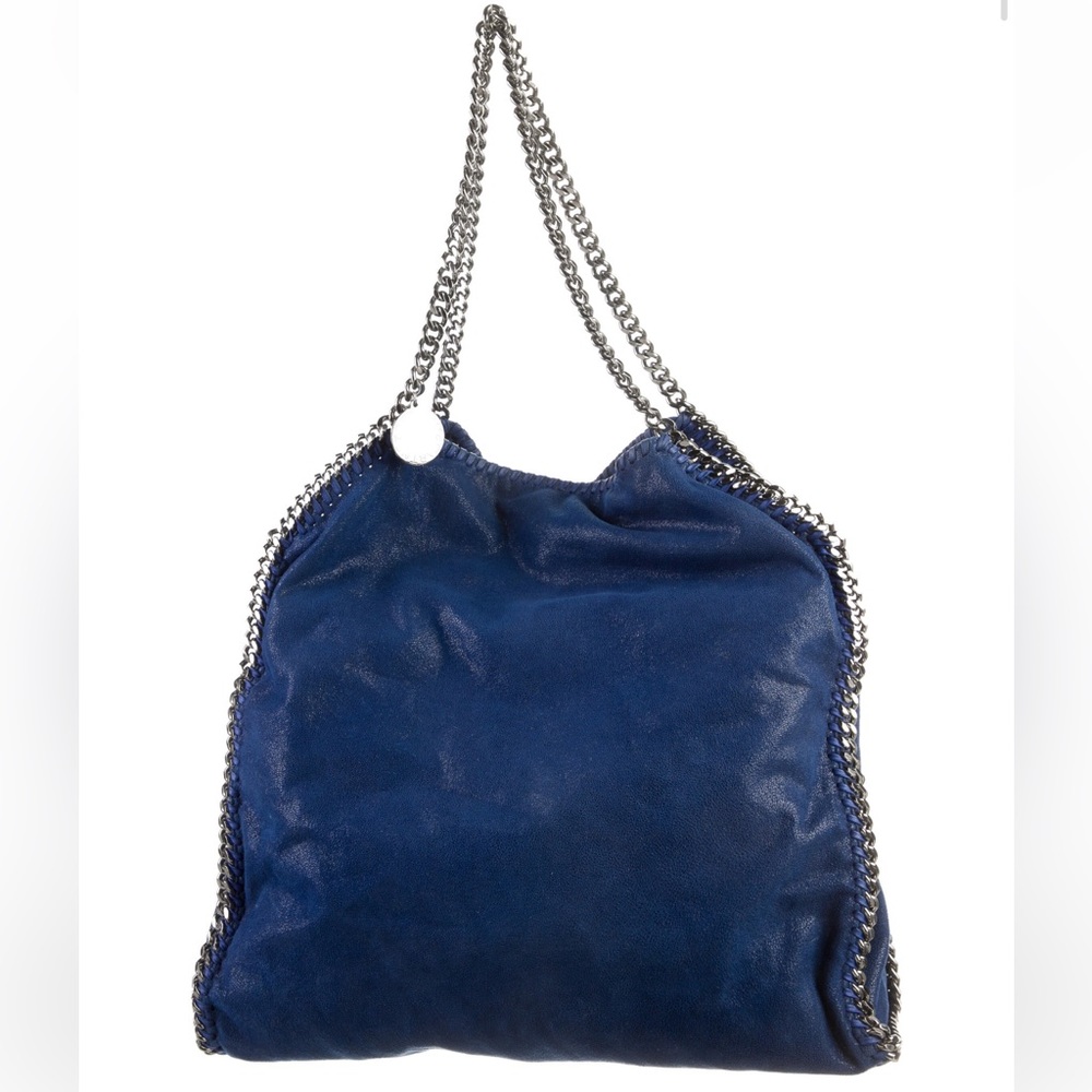 Stella McCartney blue suede bag